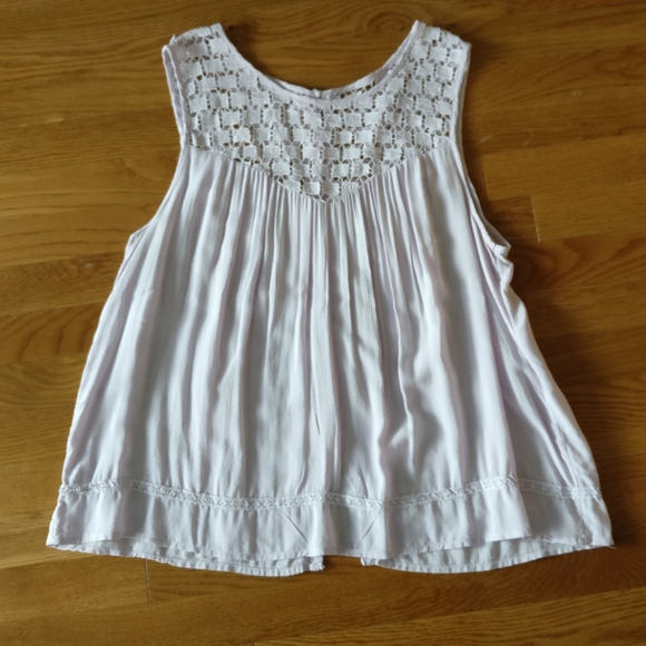 Sleeveless lilac blouse - Picture 3 of 4